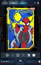 Topps Marvel Collect 2025 Mech Strike Mechasaurs Week 2 Portraits - Spider-Man