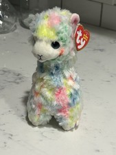 Ty Beanie Babies Lola the Tye-dyed Llama MWMT