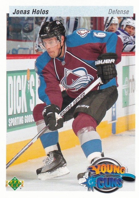 2010-11 Upper Deck 20th Anniversary Variation YOUNG GUNS #463 JONAS HOLOS