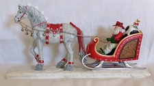 Cowboy Christmas MUSICAL CENTERPIECE 1E 0956 RETIRED NEW 2010 Painted Ponies