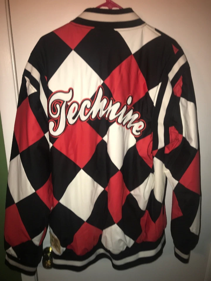 Vintage Baggy Technine Diamond Insulated Snowboard Jacket Mens Red Large Rare - Image 2 of 4