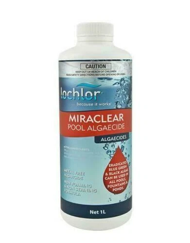 Miraclear Pool Algaecide Lo-Chlor Clarifier / Algae / Green Pool - Picture 5 of 6