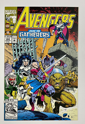 Avengers #355 1st Full Gatherers App. Sersi Costume Debut Marvel Comics 1992 NM-
