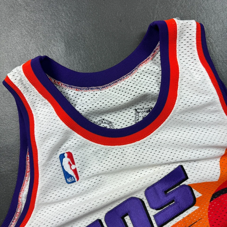 Camiseta deportiva 100 % auténtica Steve Nash vintage Champion Phoenix Suns 48 XL corte profesional Foto 3 de 4
