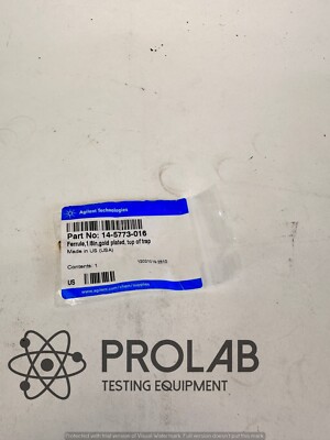 Agilent Ferrule 1/8in Gold plated, top of trap 14-5773-016