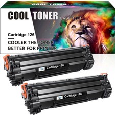 2Pack High Yield Black Toner CRG-126 For Canon 126 ImageClass LBP6230dw LBP6200d