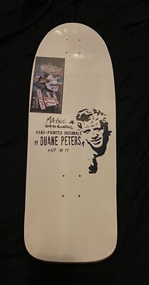 Duane Peters Magic Skateboards Signed Limited Deck New | eBay