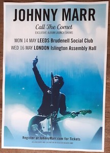 ジョニーマー　直筆サイン入りポスター Johnny Marr Poster | eBay