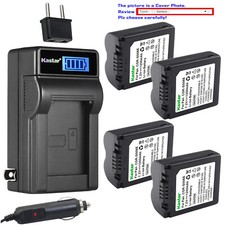 Kastar Battery LCD AC Charger for CGA-S006 CGR-S006 Panasonic Lumix DMC-FZ18EGS