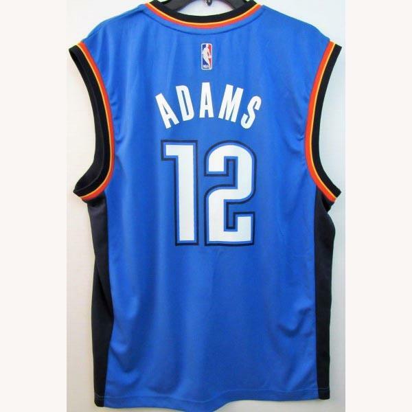 Oklahoma City Thunder ADAMS ジャージ 12 Oklahoma City Thunder 12 Steven Adams D. J. Augustin