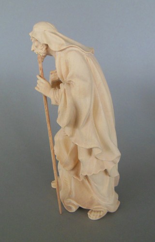 Kameltreiber Treiber Hirte für Krippenfiguren Größe 18 cm Holz natur Gelbstich - Bild 3 von 6