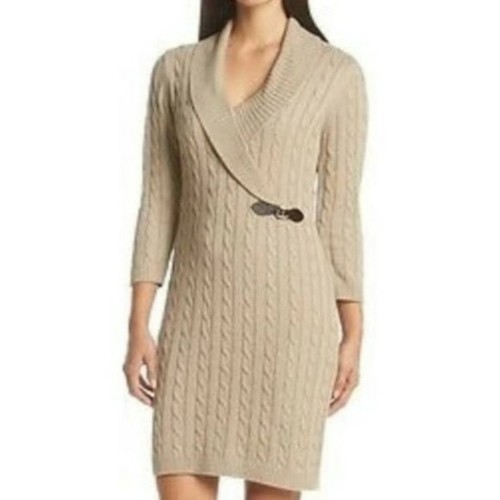 Calvin Klein Cable Knit Sweater Dress 