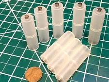 8 Pieces AAA to AA Size Cell Battery Converter Adaptor Holder Case Switcher A16