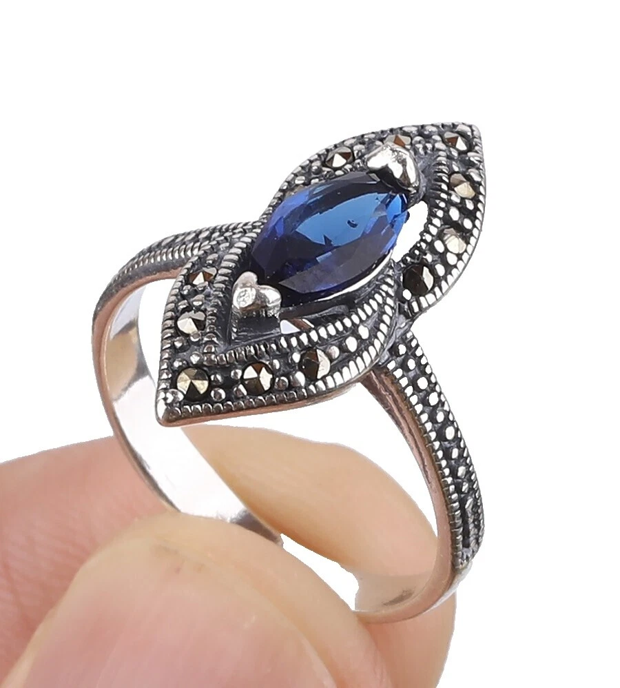 Beauty Sapphire 7 Ring Fashion Rings