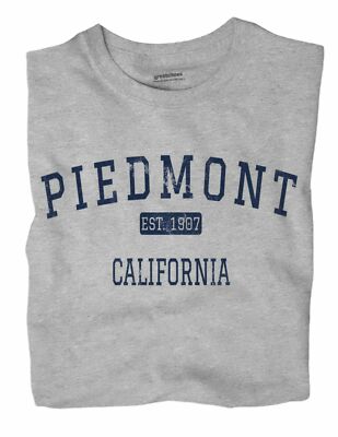 Piedmont California CA T-Shirt EST