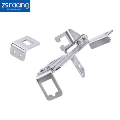Chrome Holley Kick Down Throttle Cable Kickdown Bracket for SBC BBC