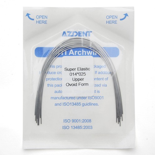 AZDENT Dental Orthodontic Super Elastic Niti Arch Wire Rectangular Ovoid Form - Picture 2 of 6