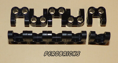 Lego Technic Technik 10x Achs Pin Verbinder #41678 schwarz