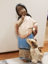 Gres lladro "chiquita" Figurine Retired H18cm x W8cm vgc