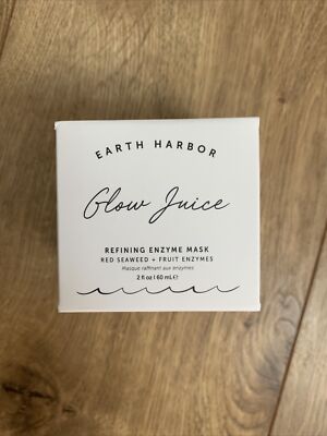 EARTH HARBOR GLOW JUICE REFINING ENZYME MASK (Full Size/2oz/NIB) 