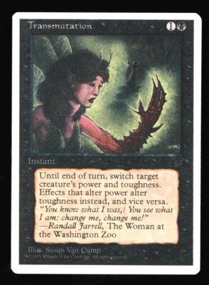 Transmutation - Misprint Color Saturation - Chronicles - MTG Magic the Gathering