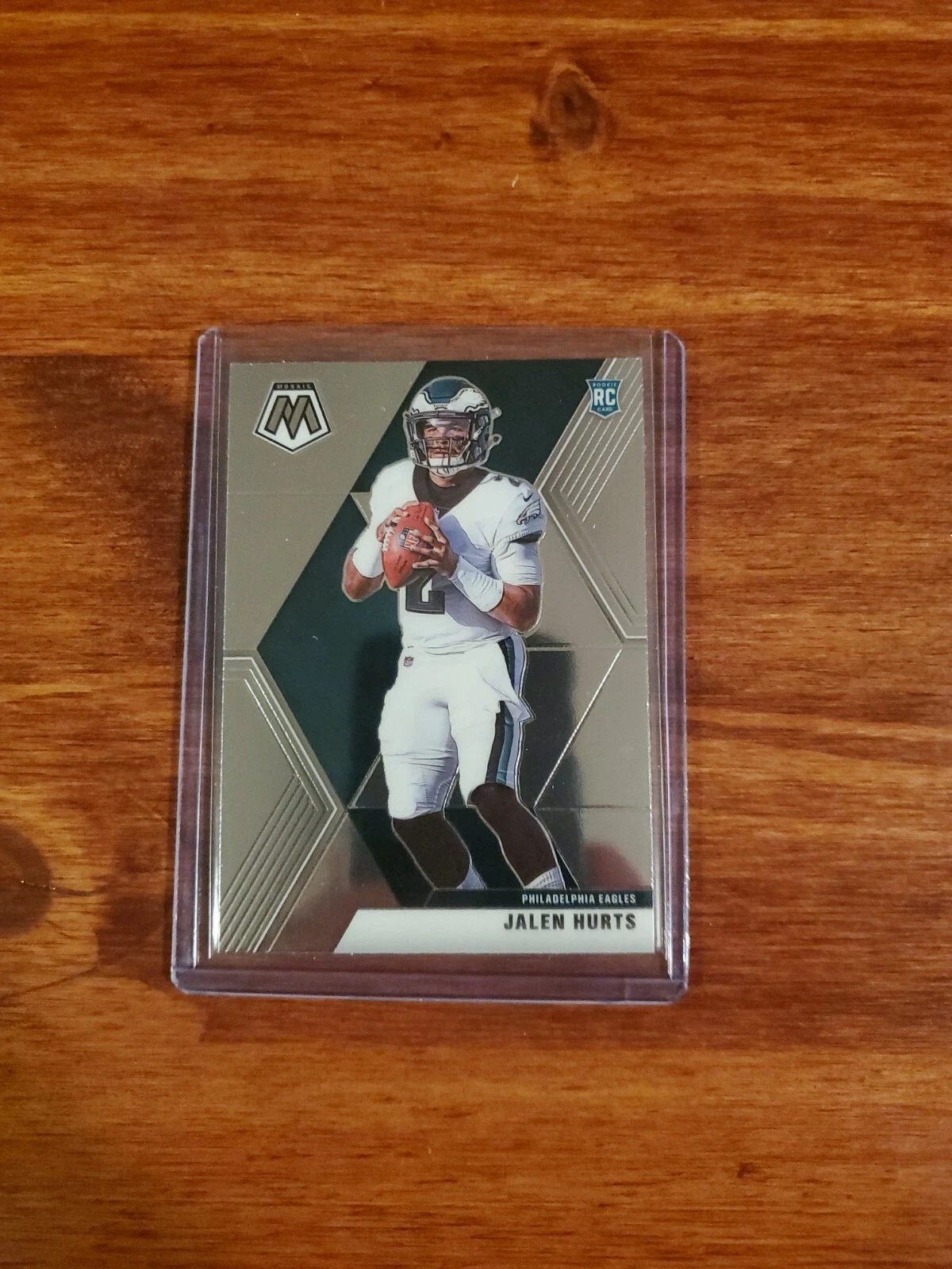 Jalen Hurts 2020 Mosaic Rookie Card RC #222 Philadelphia Eagles sb champs/ mvp