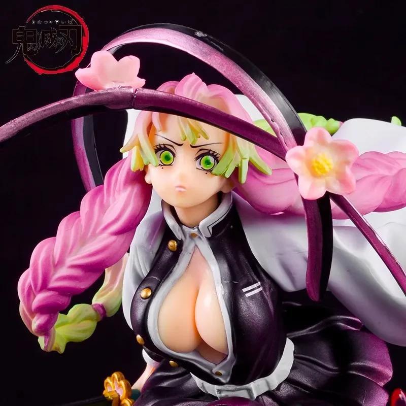 21cm Demon Slayer Figure Kanroji Mitsuri Anime Kimetsu No Yaiba Figure