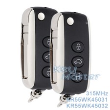 2 Smart Remote Key Fob 315mhz For Bentley Continental Gt Gtc 2005-16 Kr55wk45032 2 Smart Remote Key Fob 315mhz For Bentley Continental Gt Gtc 2005-16 Kr55wk45032