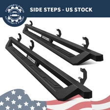 4.8" Drop Running Board For 20-26 Silverado Sierra 1500 2500HD 3500HD Crew Cab