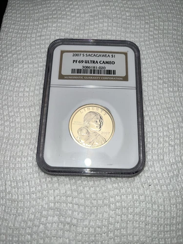 2007 S Sacagawea Dollar PF69 Ultra Cameo NGC Certified