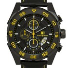 Buech & Boilat Torrent Men’s Swiss Made Chronograph Watch Black and Yellow Dial. — photo 1