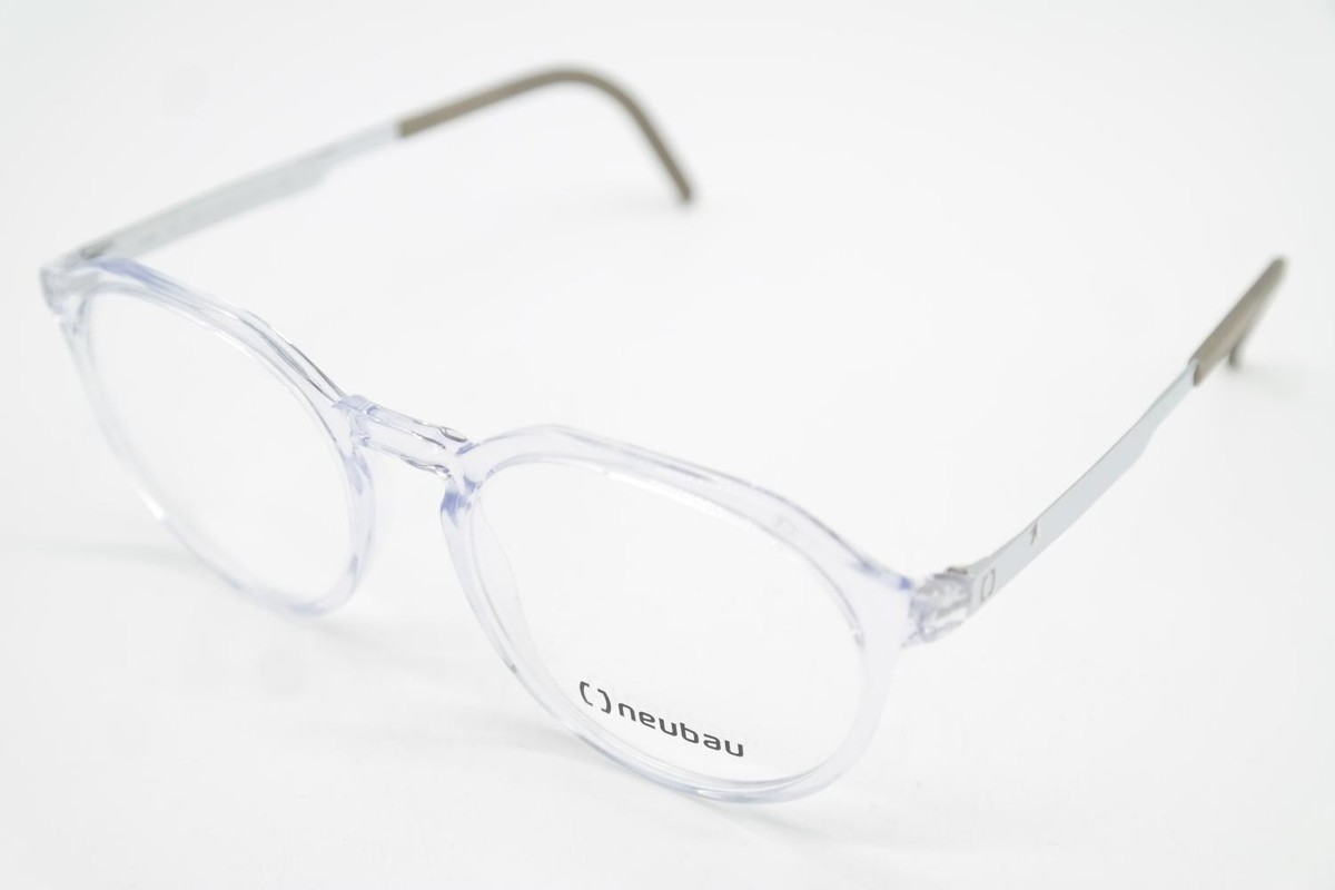 Occhiali Neubau Eugen N10 Trasparente Argento Ovale Montatura