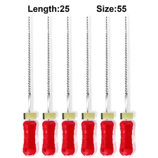 Sky Choice K-Files - 25 mm Length, Size 55 Red with Rubber Stopper 6/Pkg
