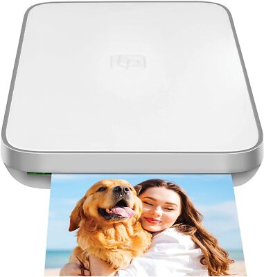 Lifeprint Wireless Video & Photo Printer 3x4.5'', Zink Portable Printer, White