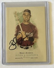 Astros Brad Ausmus Signed Autographed 2006 Allen & Ginter's Mint