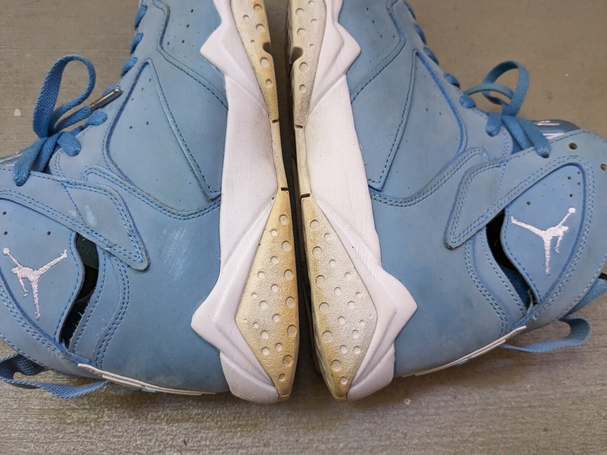 Nike Air Jordan 7 Pantone Men's Size 9 UNC 304775-400 Blue White