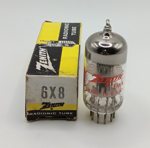 Zenith Brand 6X8 Vacuum Tube 1950s AM Radios 1950s Farnsworth RCA BW TV .