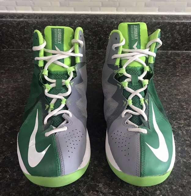 green basketball sneakers
