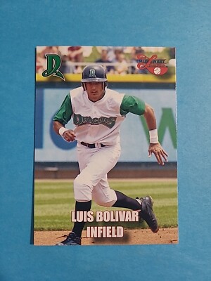 LUIS BOLIVAR 2004 MIDWEST LEAGUE MINOR LEAGUE BASEBALL CARD # 25 H7087