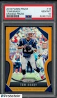 2019 Panini Orange Prizm #18 Tom Brady Patriots 220/249 PSA 10 GEM MINT