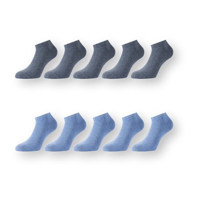 Diklesi Sneaker Socken Damen Herren Unisex 10er-Pack