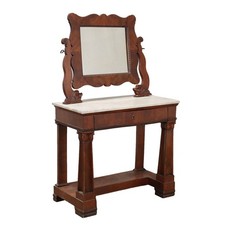 Antique Louis Philippe Vanity Table Mahogany ...