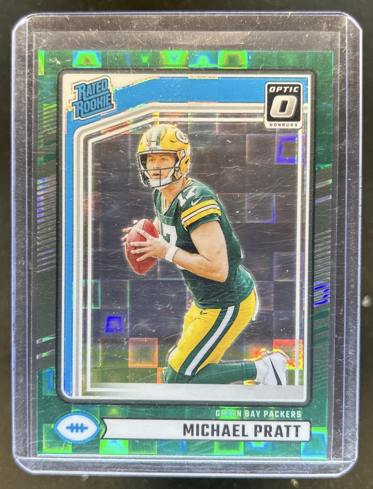Michael Pratt Panini Donruss #339 Preview Green Pandora Optic
