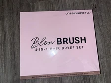 Brand New Beachwaver Blow Brush 4-in-1 Hair Dryer Set - Pink