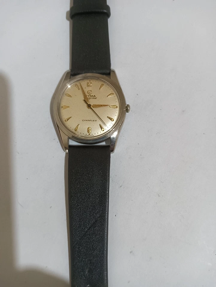 Reloj mecánico Cyma Navystar vintage Foto 3 de 4