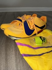 Nike Air Zoom LJ Elite Citron Long Jump Track Spikes FZ9326-800 Men Sz 9.5
