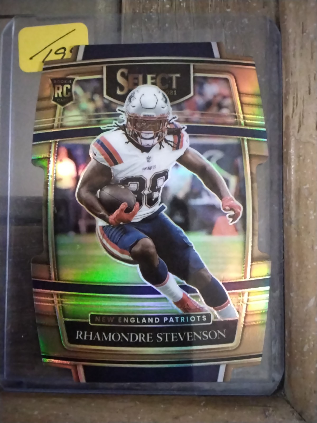 2021 Panini Select - Concourse Rhamondre Stevenson #75 Copper Prizm Die-Cut /199