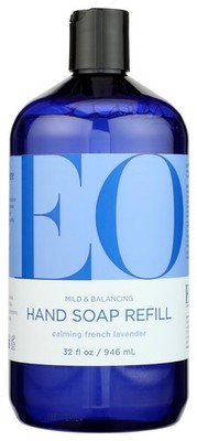 Eo Products Hand Soap, French Lavender Refill , 32 Oz 32 Fl Oz (Pack of 1)
