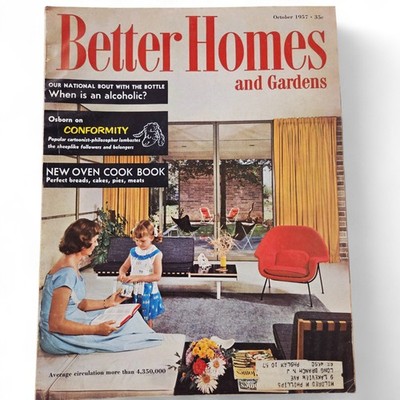 Better Homes and Gardens Magazine October 1957 Mid Century Decor