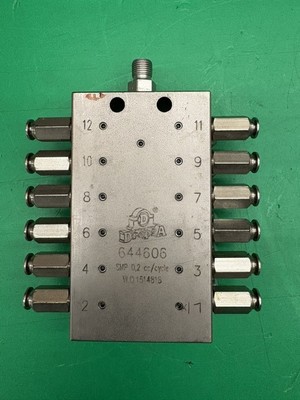 DropsA 644606 Progressive Divider Valve Block -1 to 12 Outlets 4,400 PSI (300 Ba